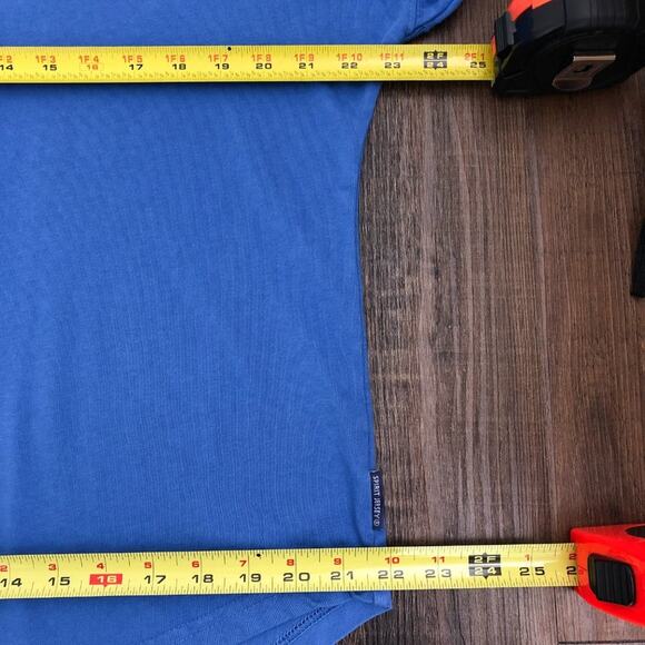 Spirit Jersey Shirt Tie Dye Hooded Cowl Neck Telluride Colorado Size Small Blue - Picture 13 of 16